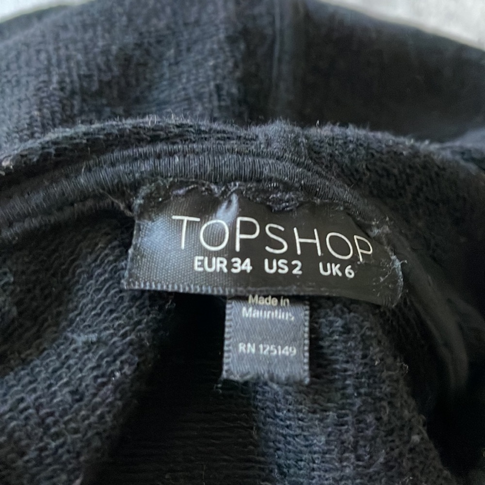 Top shop Black Distressed Hoodie - Picture 5 of 5